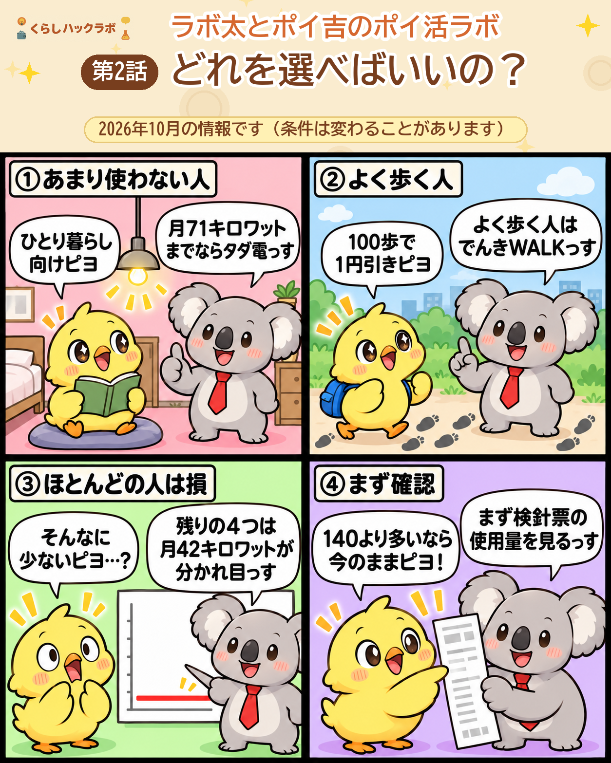 選び方編：どれを選べばいいの？